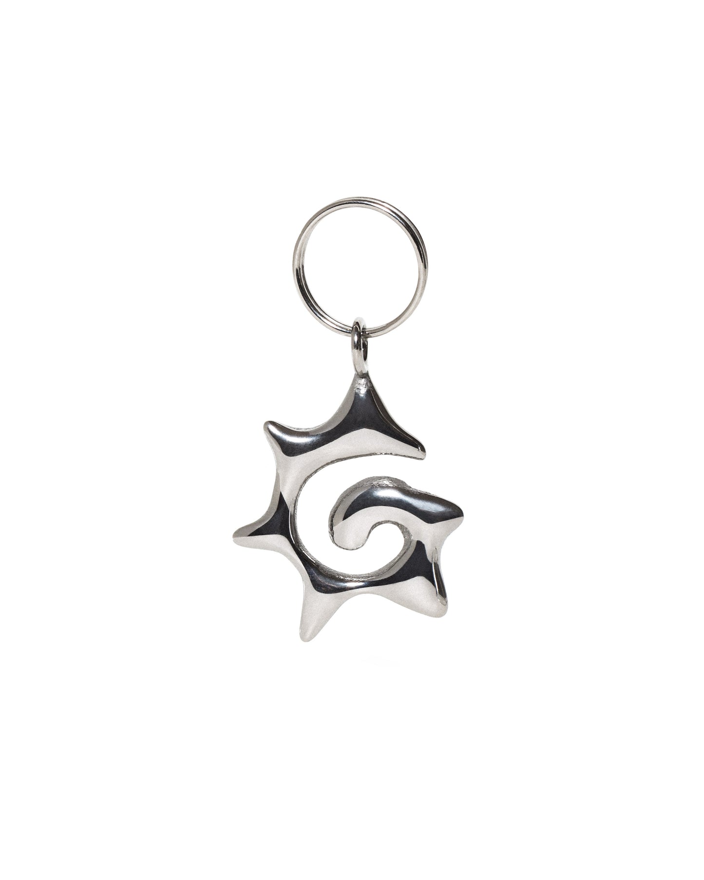 SPIKY SPIRAL Keychain/ dog tag