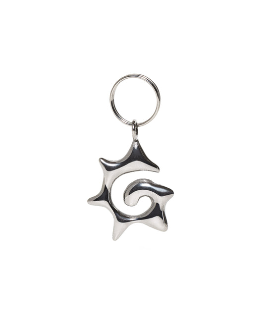 SPIKY SPIRAL Keychain/ dog tag