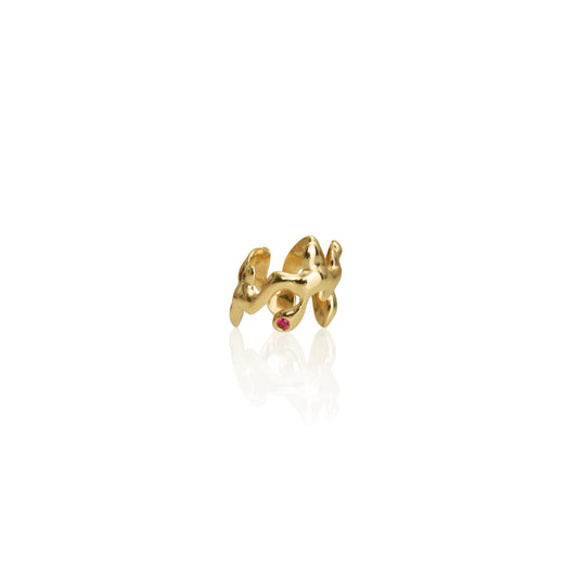 LAVA N°01 Ring with gemstones