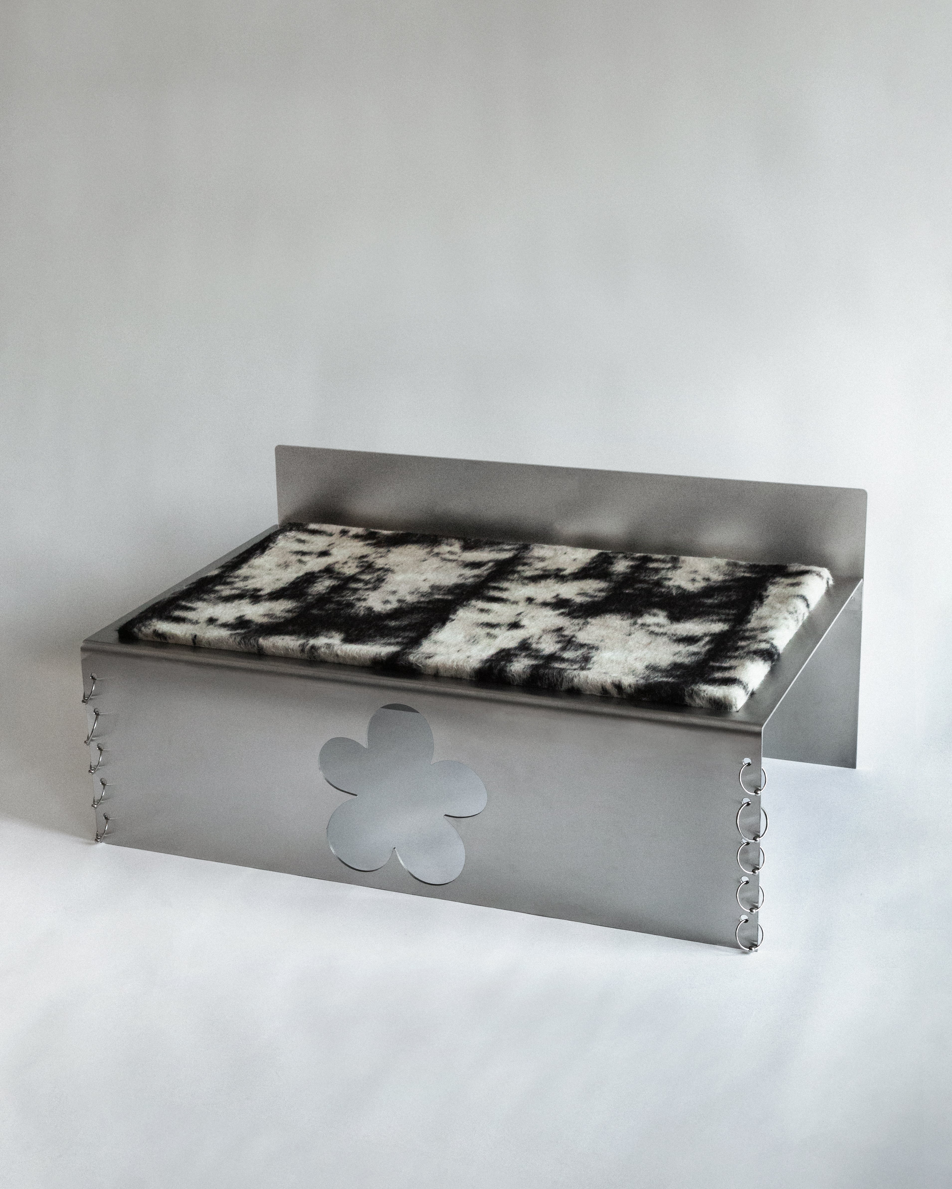 PIERCED COSMIC FLOWER Dog Bed by Laoma Atelier