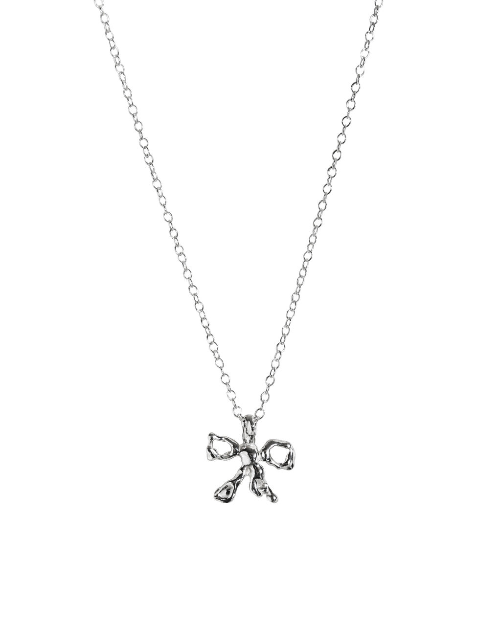 LIQUIFIED BOW Lace Necklace