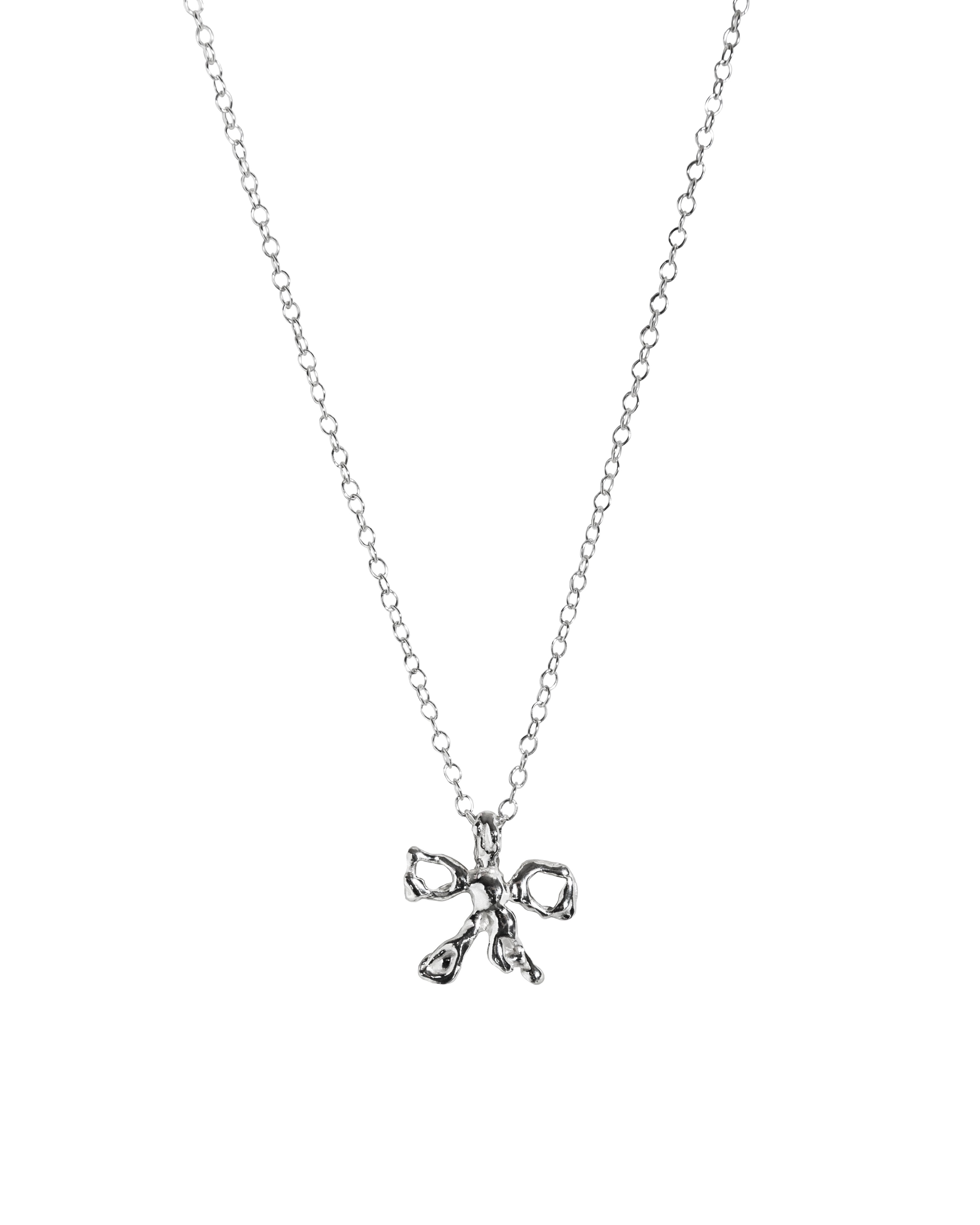 LIQUIFIED BOW Lace Necklace