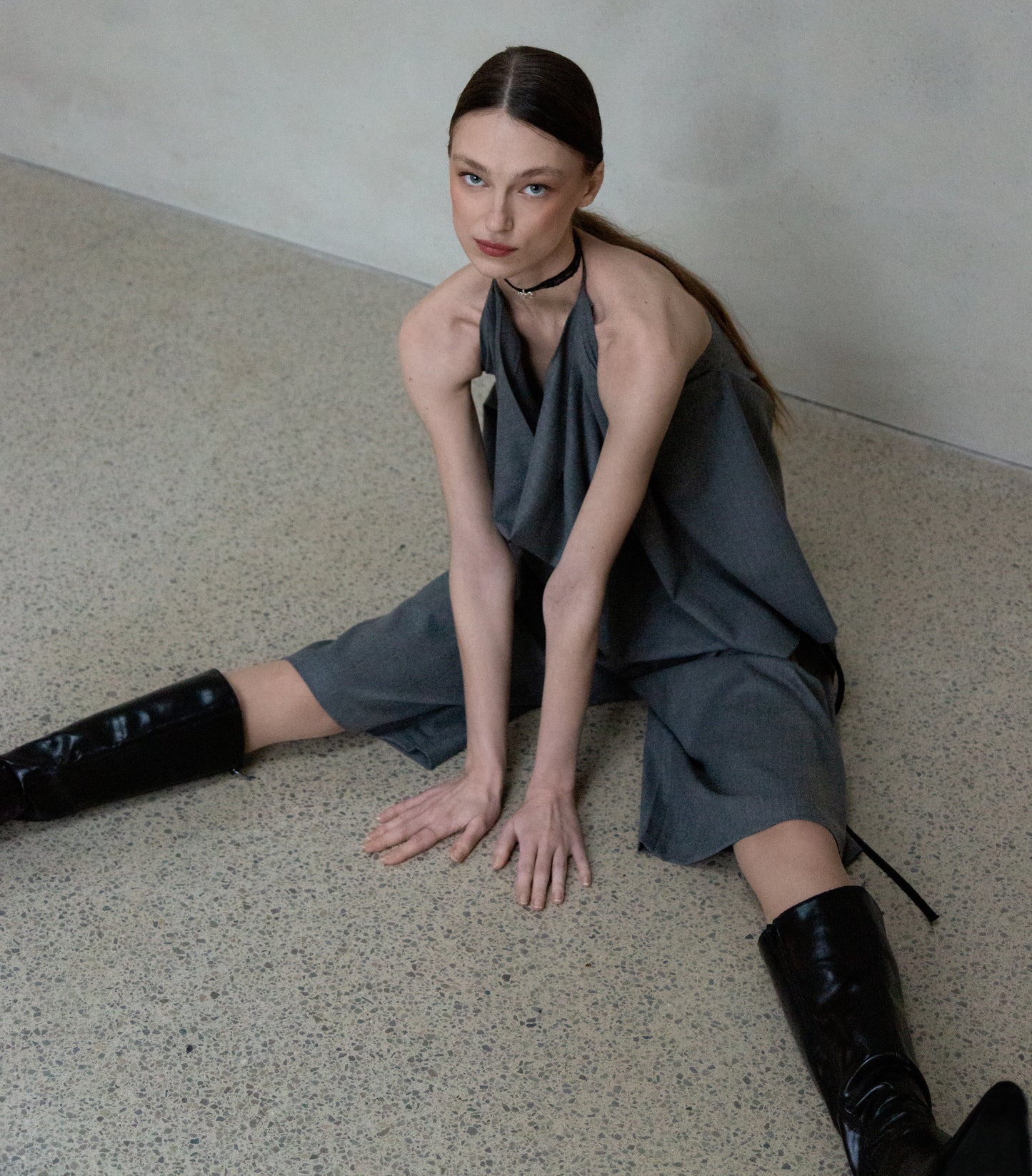 LIQUIFIED BOW Lace Necklace