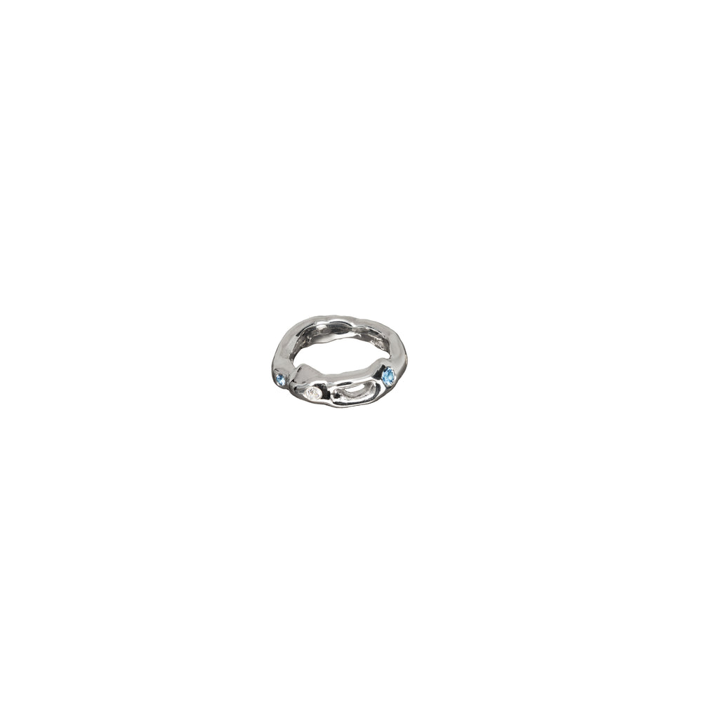 LAVA N°02 Ring with gemstones