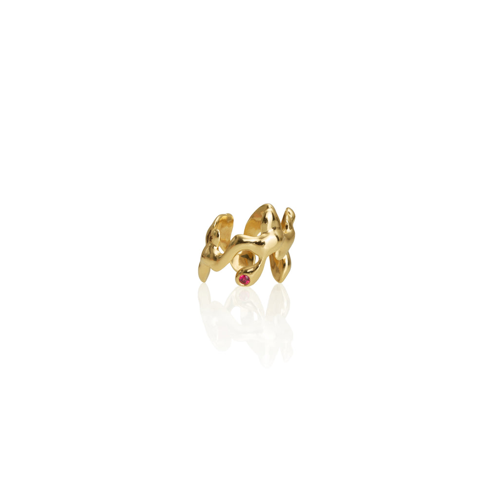 LAVA N°01 Ring with gemstones