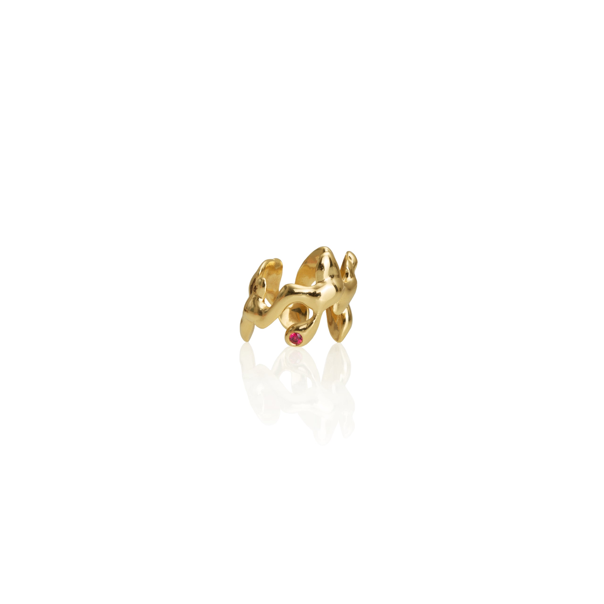 LAVA N°01 Ring with gemstones