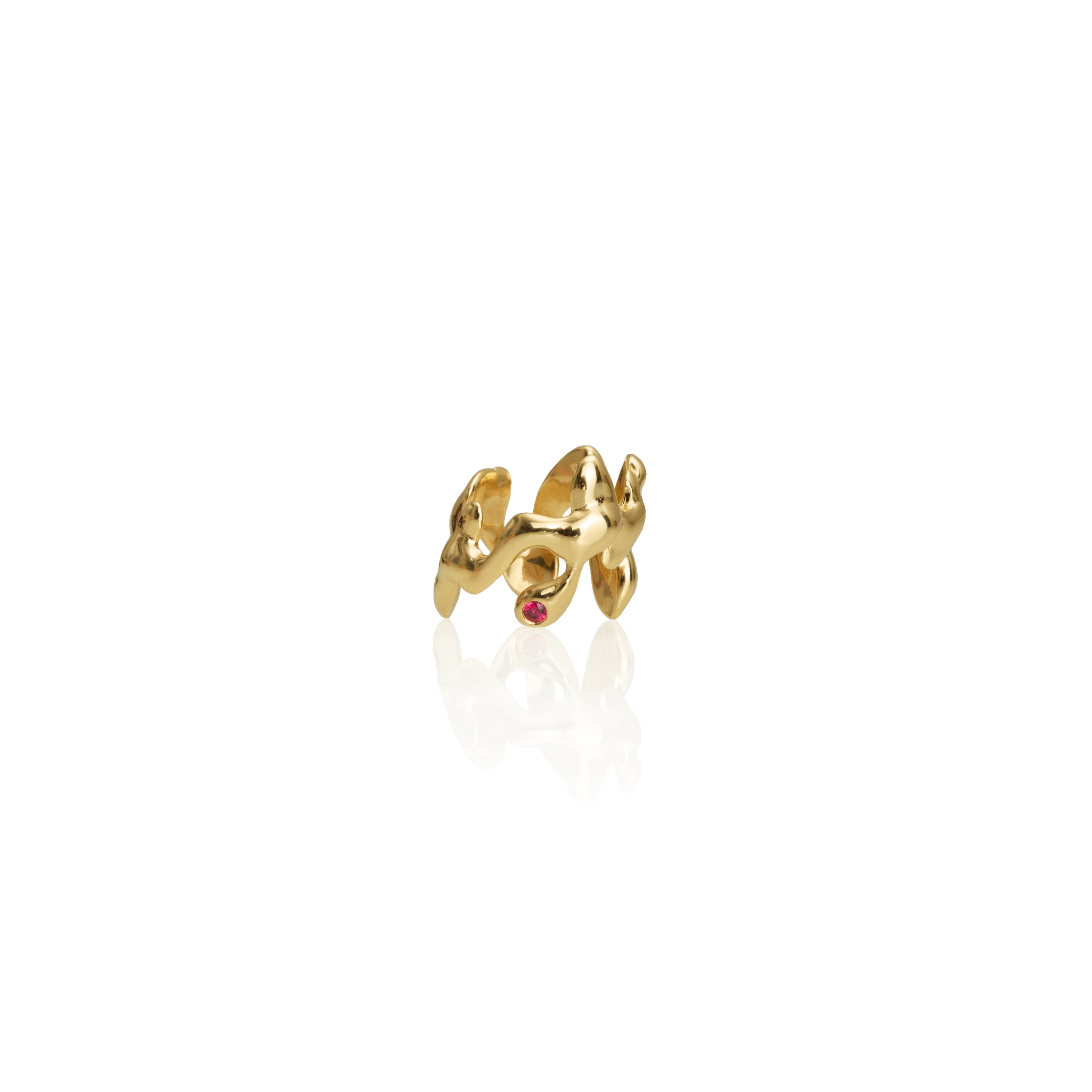 LAVA N°01 Ring with gemstones